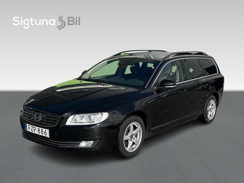 Svart Begagnad 2015 Volvo V70 Momentum Kombi | 194 900 kr (Dyr) - Bild 1/3