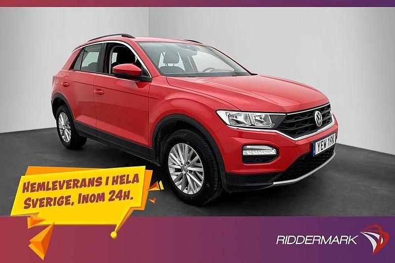 Röd Begagnad 2020 VW T-Roc SUV | 189 800 kr (Superpris) - Bild 1/3
