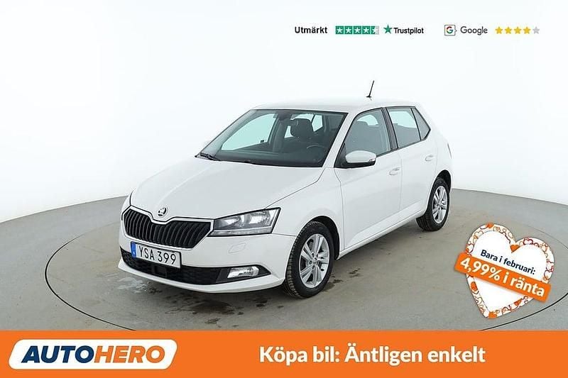 Begagnad Skoda Fabia Style 112 HK (82 kW) 2018 Vit Sedan