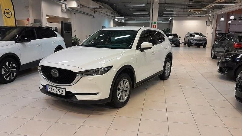 Vit Begagnad 2018 Mazda CX-5 Optimum SUV | 239 900 kr (Bra pris) - Bild 1/4