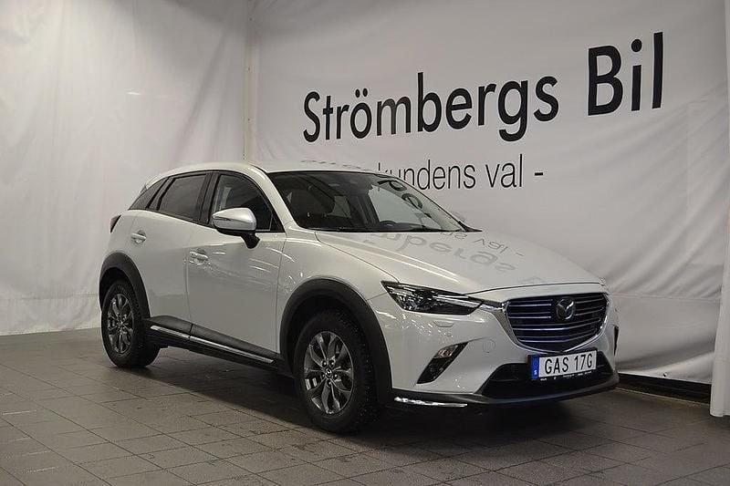 Vit Begagnad 2019 Mazda CX-3 Active SUV | 225 000 kr (Marknadspris) - Bild 1/4