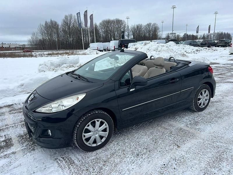 Svart Begagnad 2010 Peugeot 207 CC Cab | 59 000 kr (Marknadspris) - Bild 1/4
