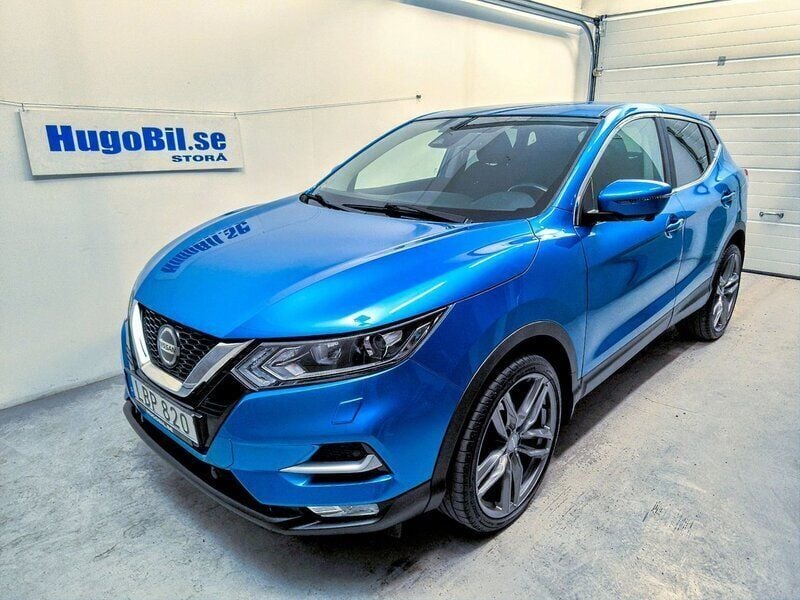 Blå Begagnad 2018 Nissan Qashqai N-Connecta SUV | 179 500 kr (Dyr) - Bild 1/4
