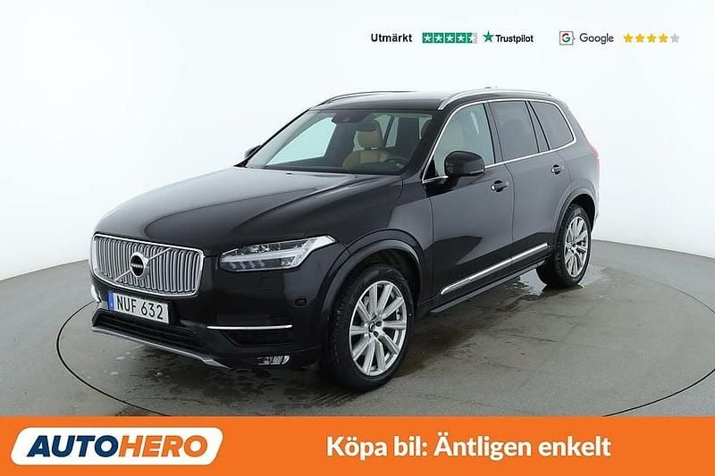 Svart Begagnad 2015 Volvo XC90 Inscription SUV | 292 000 kr (Marknadspris) - Bild 1/4