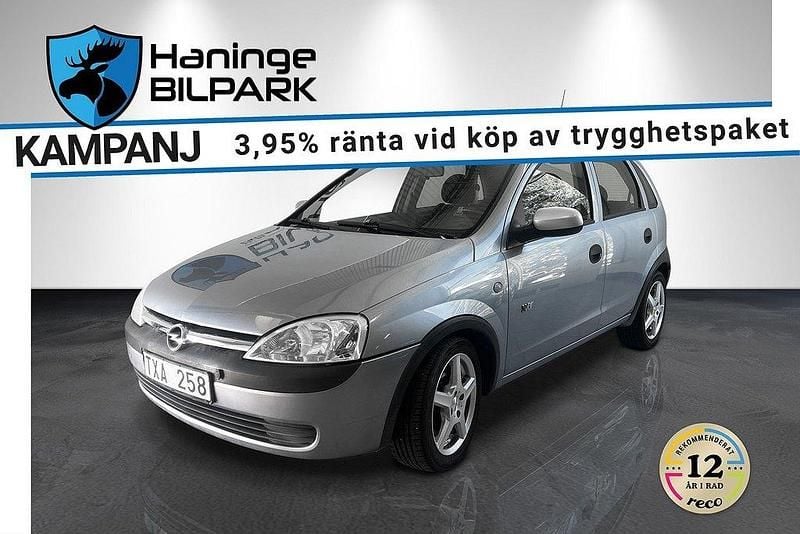 Grå Begagnad 2002 Opel Corsa Halvkombi | 39 900 kr - Bild 1/2