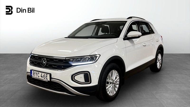 Vit Begagnad 2022 VW T-Roc Life SUV | 234 900 kr (Lite dyr) - Bild 1/4
