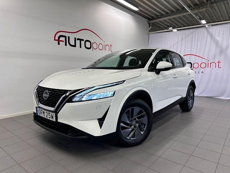 Vit Begagnad 2022 Nissan Qashqai Acenta SUV | 244 900 kr (Marknadspris) - Bild 1/4
