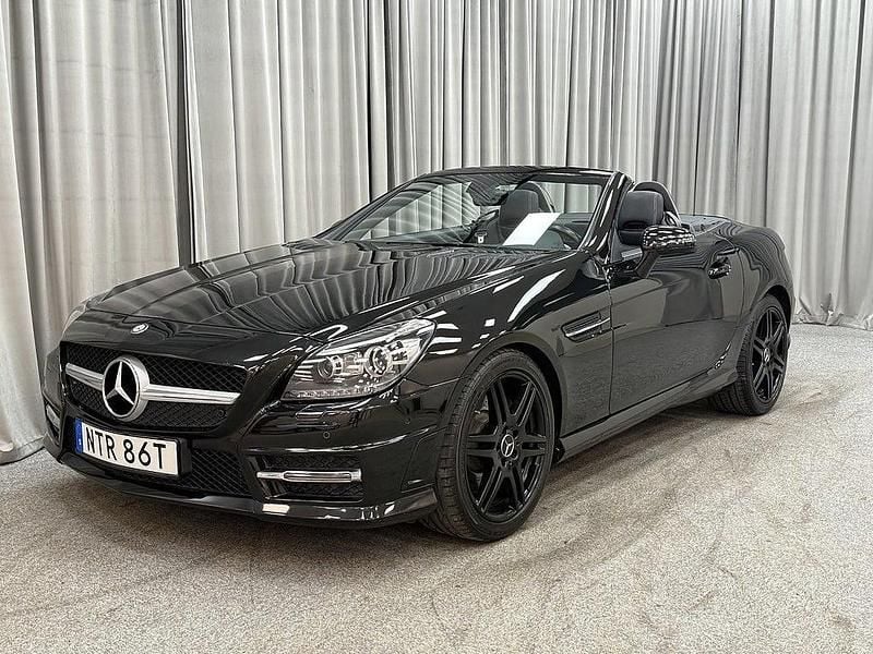 Begagnad Mercedes SLK200 AMG 184 HK (135 kW) 2015 Obsidian black Cab
