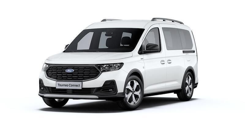 Vit Ny 2024 Ford Tourneo Minibuss | 469 900 kr - Bild 1/4