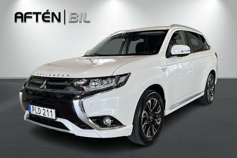 Vit Begagnad 2017 Mitsubishi Outlander P-HEV SUV | 189 700 kr (Marknadspris) - Bild 1/3