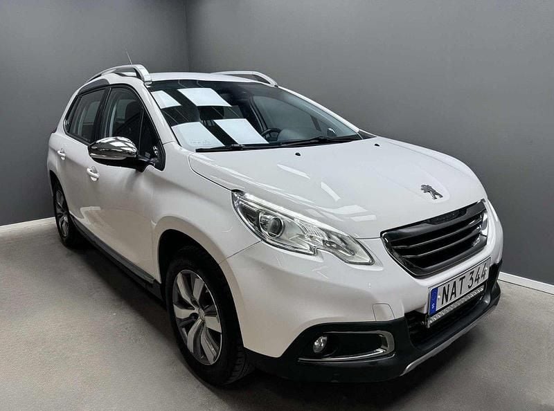Vit Begagnad 2016 Peugeot 2008 SUV | 89 900 kr (Marknadspris) - Bild 1/4