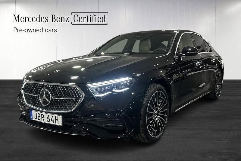 Begagnad Mercedes E300 AMG line 197 HK (144 kW) 2025 Svart Sedan