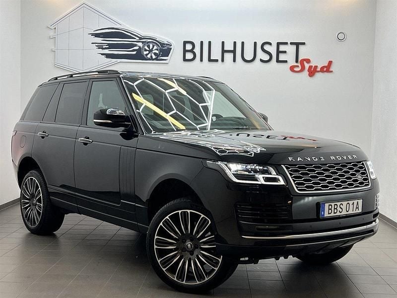 Svart Begagnad 2019 Land Rover Range Rover SVAutobiography SUV | 648 500 kr - Bild 1/4