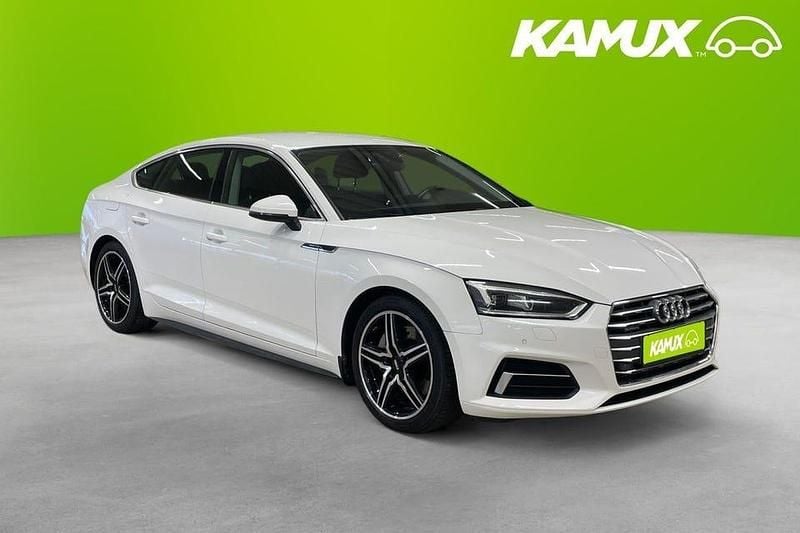 Vit Begagnad 2018 Audi A5 Sportback Proline Halvkombi | 234 700 kr (Bra pris) - Bild 1/4