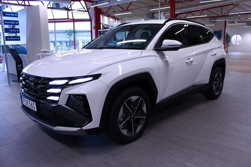 Vit Ny 2024 Hyundai Tucson Advanced SUV | 518 000 kr (Dyr) - Bild 1/4