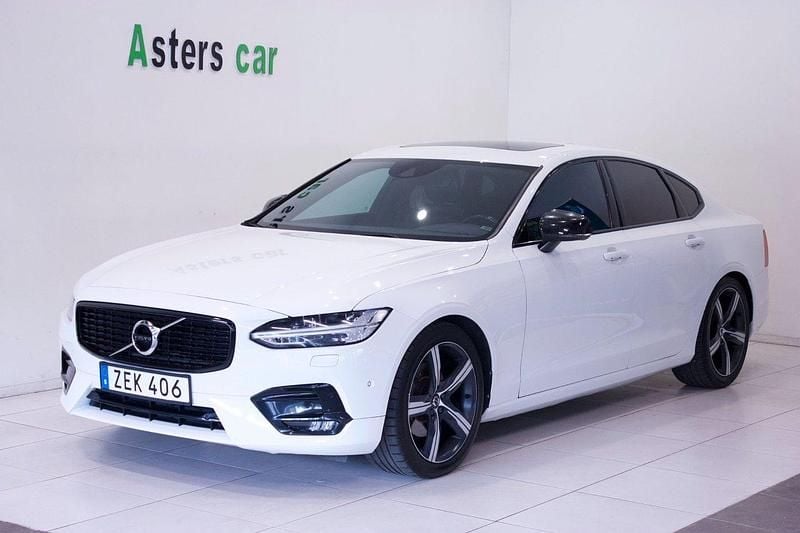 Vit Begagnad 2017 Volvo S90 R-Design Sedan | 249 000 kr (Bra pris) - Bild 1/4