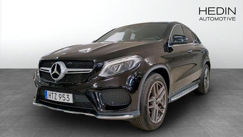 Svart (black) Begagnad 2016 Mercedes GLE350 AMG Sportkupé | 379 900 kr (Superpris) - Bild 1/4