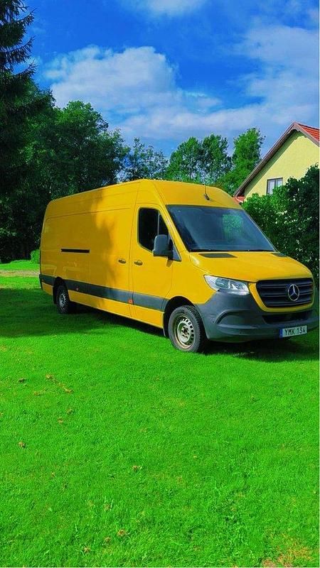Vit Begagnad 2018 Mercedes Sprinter Van | 149 500 kr (Lite dyr) - Bild 1/4