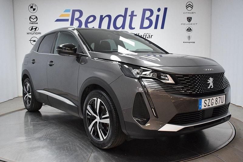 Grå Begagnad 2024 Peugeot 3008 GTi SUV | 289 500 kr (Marknadspris) - Bild 1/3