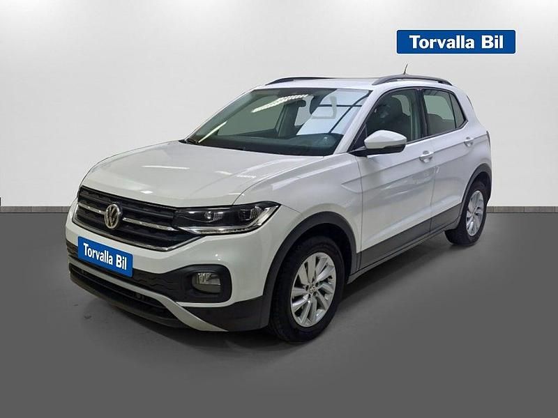 Vit Begagnad 2020 VW T-Cross SUV | 174 900 kr (Marknadspris) - Bild 1/4