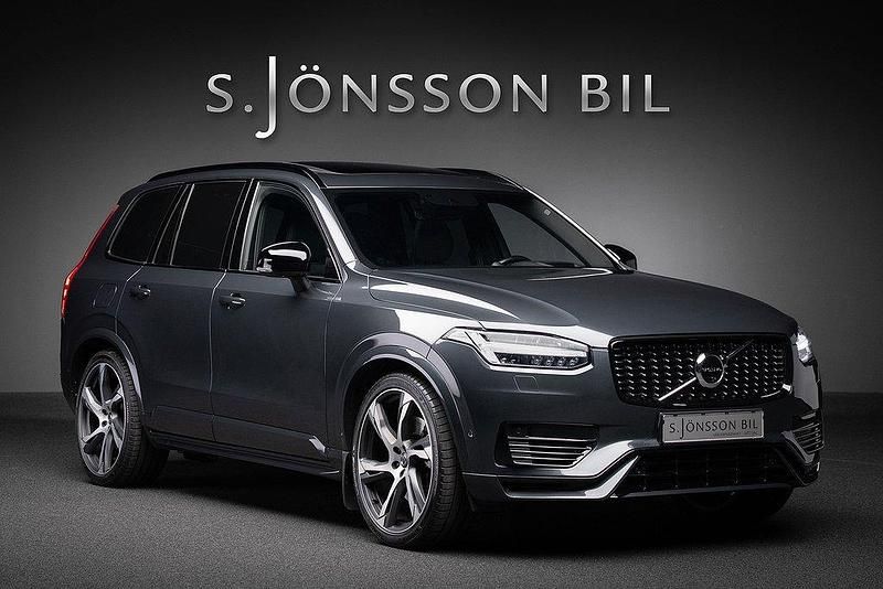 Grå Begagnad 2021 Volvo XC90 R-Design SUV | 609 000 kr - Bild 1/4