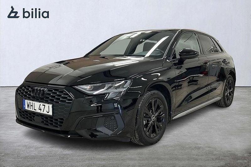 Begagnad Audi A3 Sportback Proline 150 HK (110 kW) 2022 Svart Halvkombi