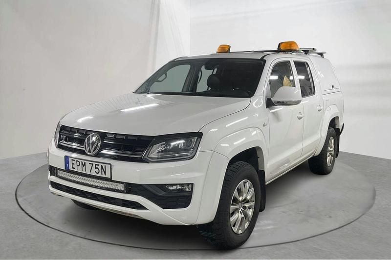 Vit Begagnad 2019 VW Amarok Pickup | 309 000 kr (Marknadspris) - Bild 1/4