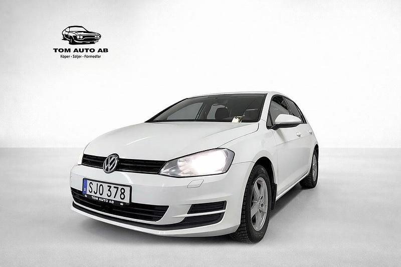 Begagnad VW Golf VII 105 HK (77 kW) 2013 Vit Halvkombi