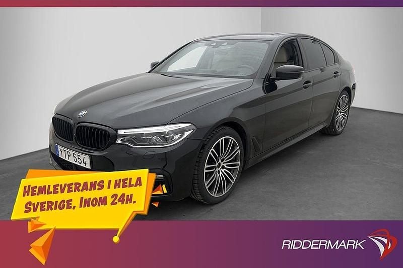 Begagnad BMW 540 M Sport 320 HK (235 kW) 2018 Svart Sedan