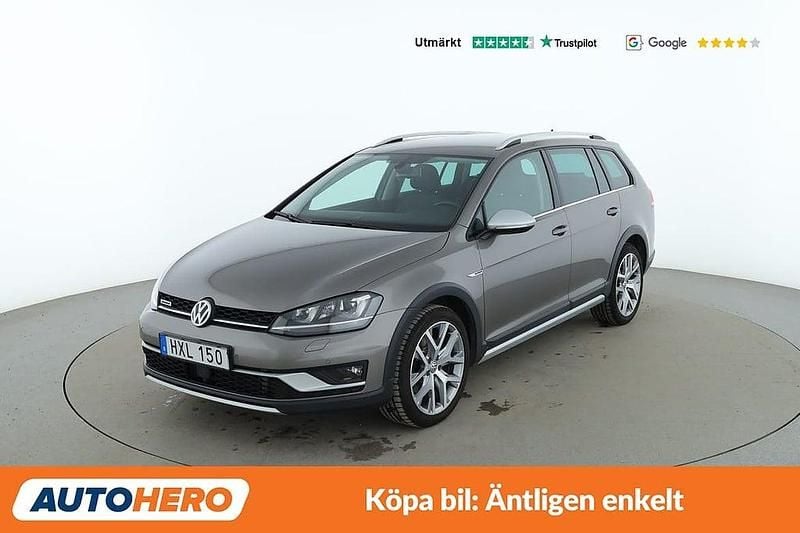 Grå Begagnad 2015 VW Golf Alltrack Kombi | 151 000 kr (Marknadspris) - Bild 1/4