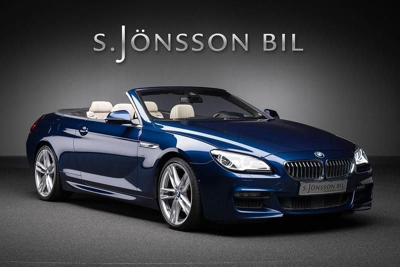 Blå Begagnad 2017 BMW 640 Cabriolet M Sport Cab | 449 000 kr - Bild 1/4