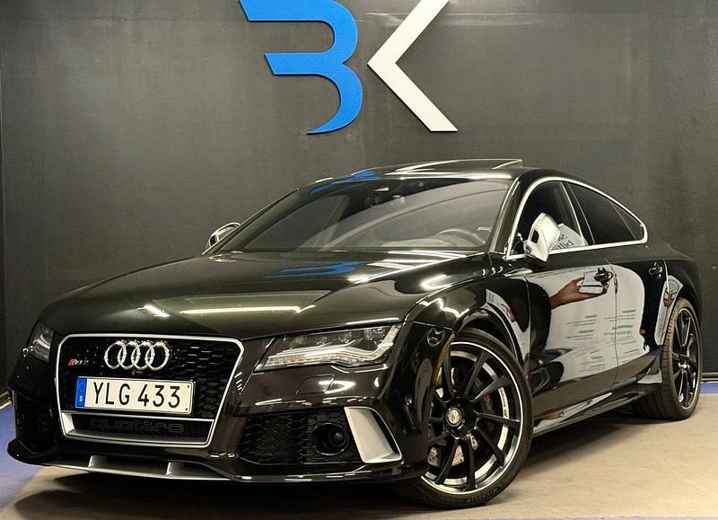 Svart Begagnad 2013 Audi RS7 Sportback Comfort Halvkombi | 499 900 kr (Lite dyr) - Bild 1/4