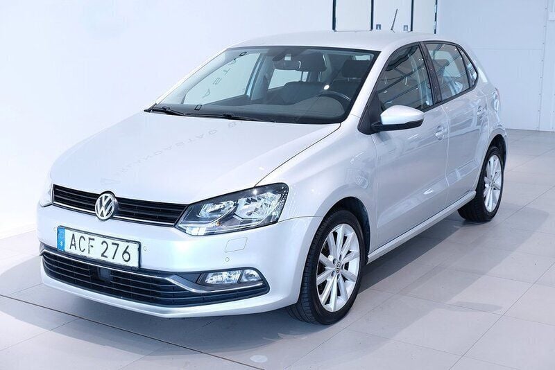 Begagnad VW Polo Edition 90 HK (66 kW) 2017 Silver Halvkombi