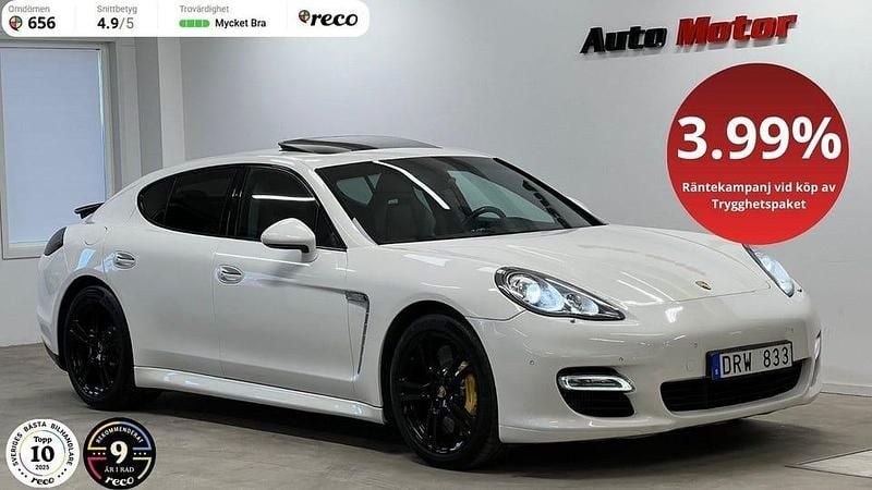 Begagnad Porsche Panamera Turbo Chrono 501 HK (368 kW) 2010 Vit Sedan