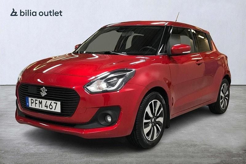 Röd Begagnad 2017 Suzuki Swift Halvkombi | 97 900 kr (Marknadspris) - Bild 1/3