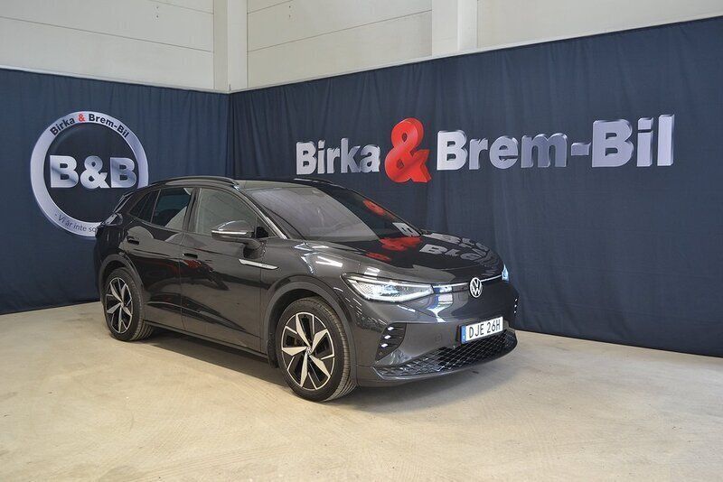 Mörkgrå Begagnad 2021 VW ID.4 GTX SUV | 365 000 kr (Bra pris) - Bild 1/3