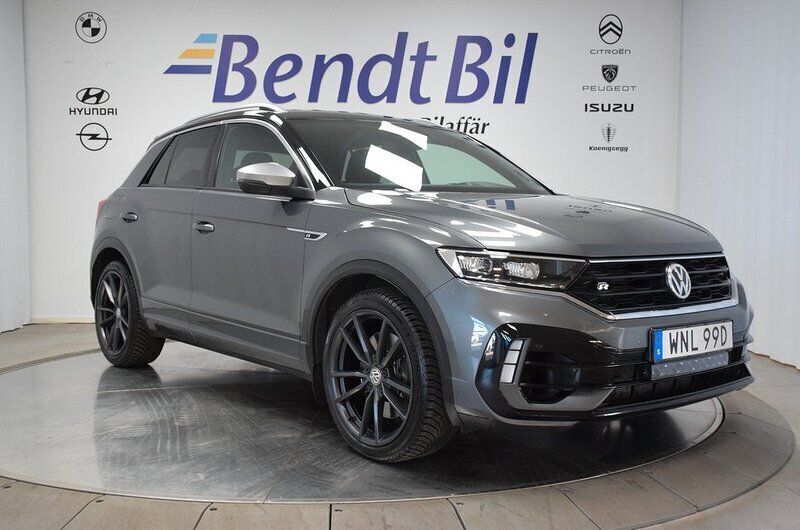 Gråmetallic Begagnad 2020 VW T-Roc R SUV | 299 500 kr (Marknadspris) - Bild 1/3