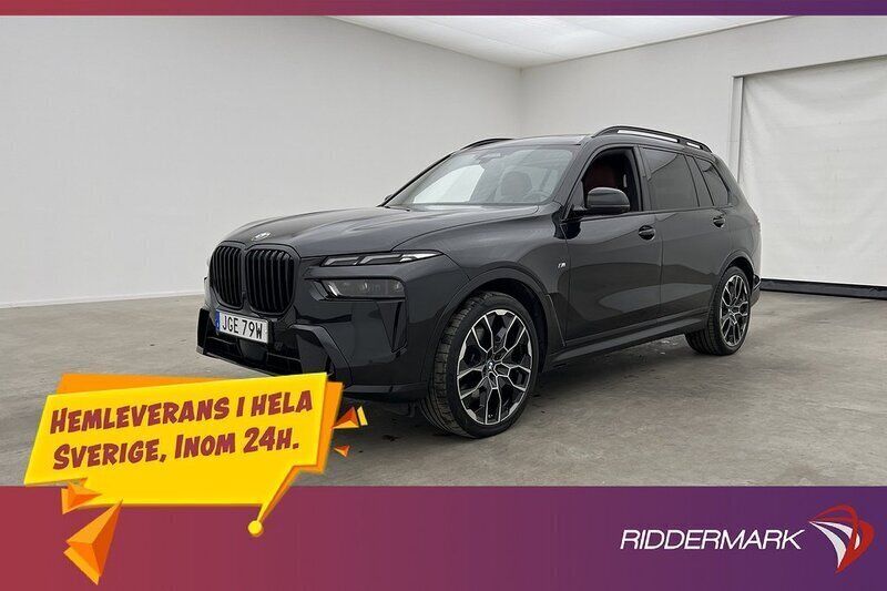 Svart Begagnad 2022 BMW X7 M Sport SUV | 949 800 kr - Bild 1/3