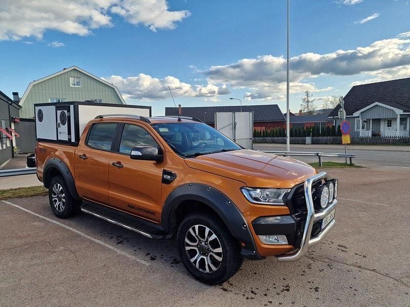 Orange Begagnad 2018 Ford Ranger Pickup | 270 000 kr (Marknadspris) - Bild 1/3