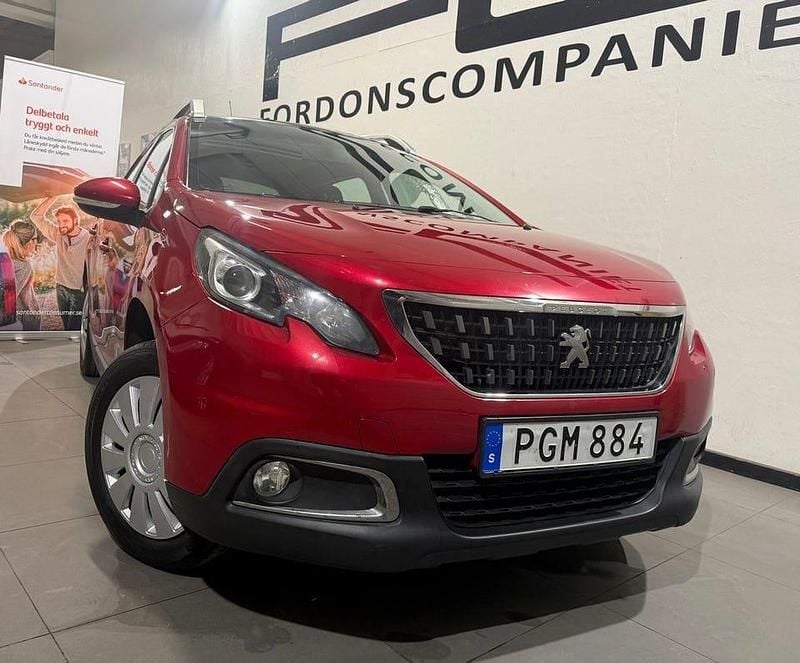 Begagnad Peugeot 2008 Active 82 HK (60 kW) 2017 Röd SUV
