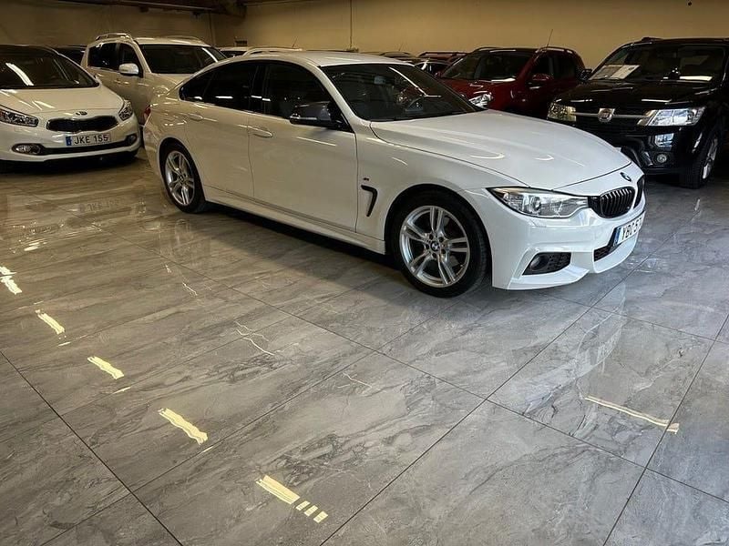 Begagnad BMW 420 Gran Coupé M Sport 190 HK (139 kW) 2016 Vit Sportkupé