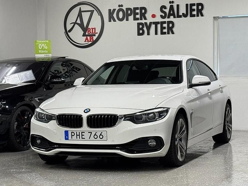 Vit Begagnad 2017 BMW 420 Sport Line Sportkupé | 219 900 kr (Marknadspris) - Bild 1/4