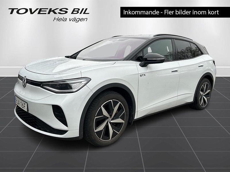 Vit Begagnad 2023 VW ID.4 GTX SUV | 349 900 kr (Lite dyr) - Bild 1/4