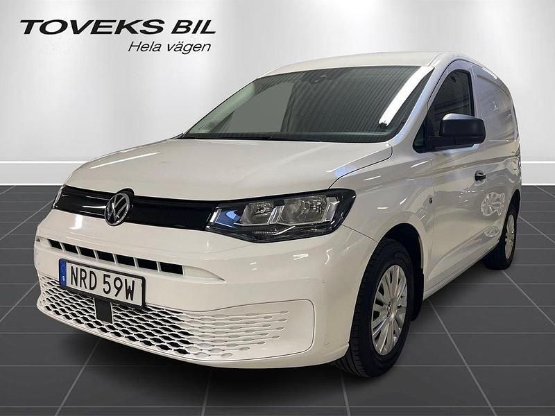 Vit (candyvit) Begagnad 2023 VW Caddy Minibuss | 209 900 kr (Superpris) - Bild 1/4