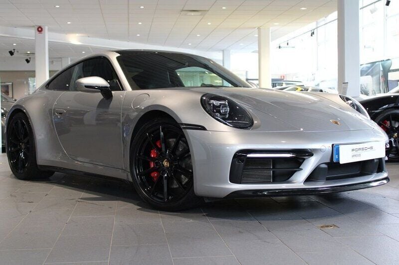 Silver Begagnad 2022 Porsche 911 Carrera S Sportkupé | 1 485 000 kr (Superpris) - Bild 1/4