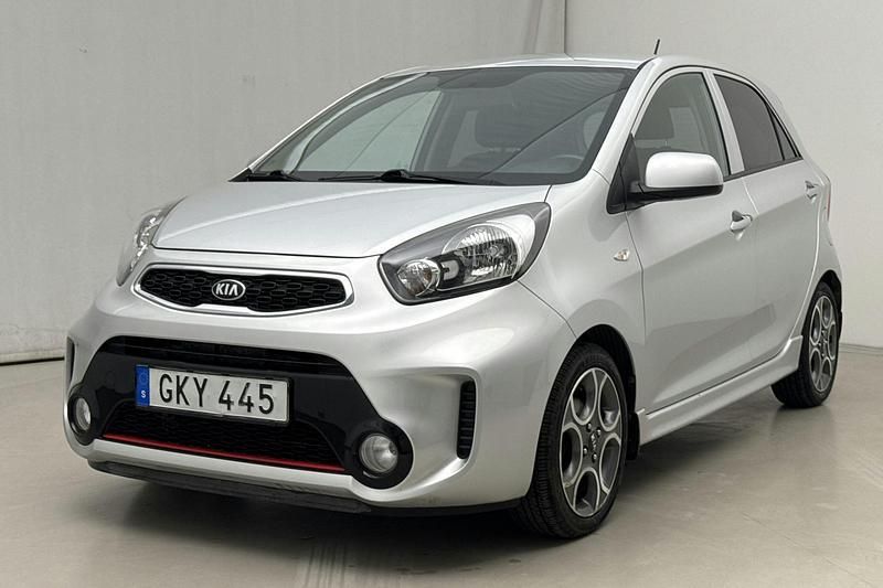 Grå Begagnad 2016 Kia Picanto Halvkombi | 53 000 kr - Bild 1/4