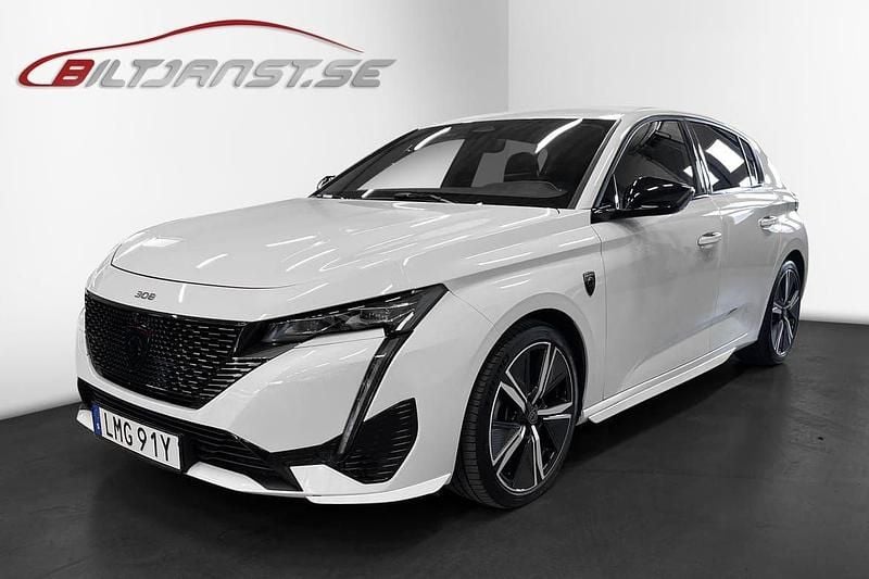 Vit Begagnad 2024 Peugeot 308 GTi Halvkombi | 249 900 kr (Marknadspris) - Bild 1/4