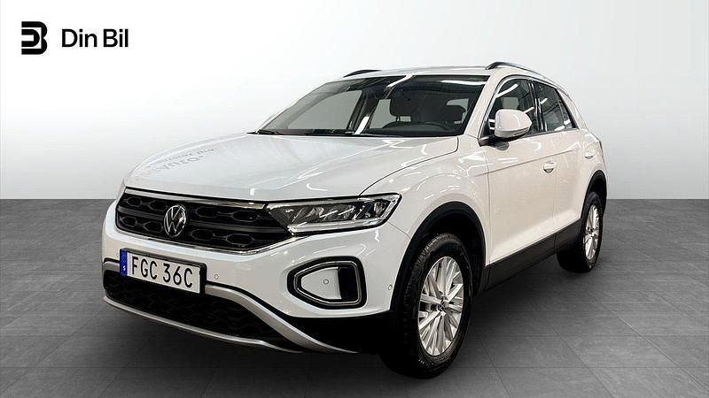 Vit Begagnad 2023 VW T-Roc SUV | 229 900 kr (Marknadspris) - Bild 1/4