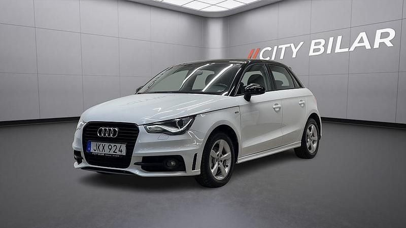 Vit Begagnad 2014 Audi A1 Sportback S-Line Halvkombi | 119 900 kr (Marknadspris) - Bild 1/4