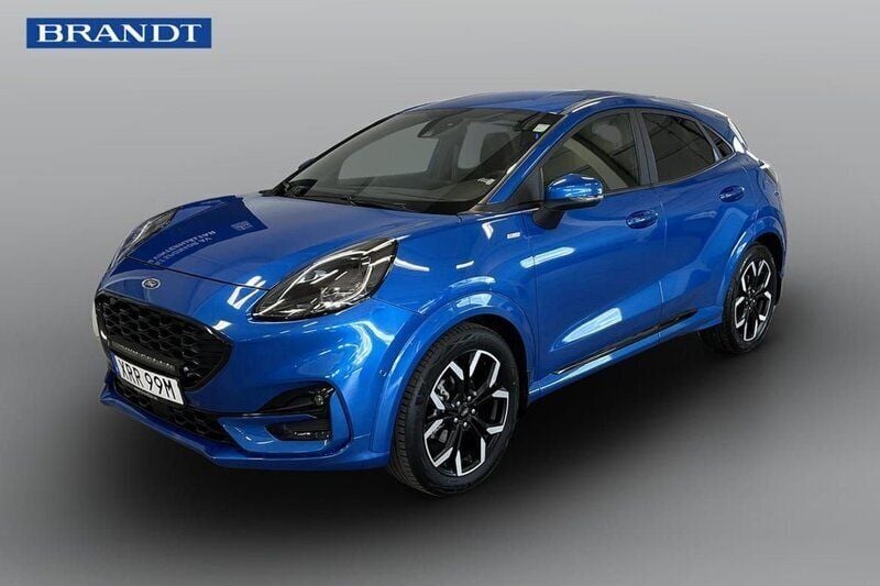 Blå Begagnad 2020 Ford Puma ST-Line SUV | 209 900 kr (Marknadspris) - Bild 1/4
